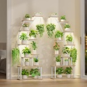 VEVOR STOJAK NA ROSLINY 9 POZIOMOWY 160CM Z LAMPAMI LED UPRAWY