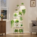 VEVOR STOJAK NA ROSLINY 9 POZIOMOWY 160CM Z LAMPAMI LED UPRAWY