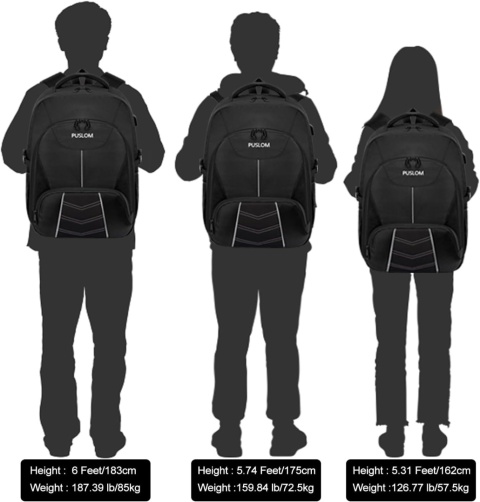 Wytrzymały plecak na laptopa z portem USB 55L / 18,4 cala Pulsom