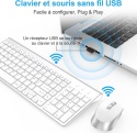 ZESTAW BEZPRZEWODOWY KLAWIATURA+MYSZ 2.4GHz USB–CICHA, QWERTY
