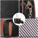 Zestaw 4 torebek damskich, elegancki zestaw, duża torba typu tote