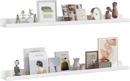 91cm długie pływające półki na ścianę, akrylowa 2 szt Lifewit