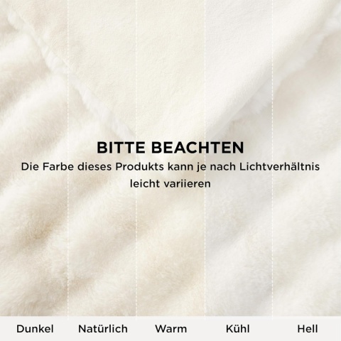 BEDSURE Puszysty Koc Bąbelkowy, Gruby i Ciepły Koc na Sofę, Zimowy 130 x 170 cm