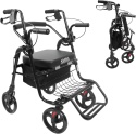 Balkonik wielofunkcyjny składany chodzik podpórka rollator Siedzenie KMINA