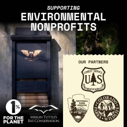 Budka dla nietoperza domek 38 x 12 x 34 cm