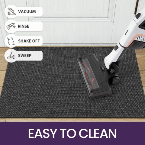 DEXI Wycieraczka do drzwi wejściowych, 92 x 142 cm, antypoślizgowa