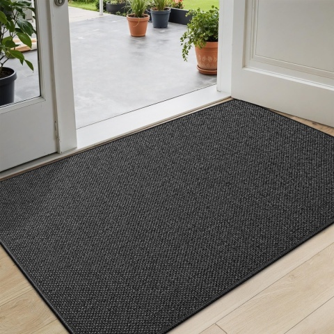 DEXI Wycieraczka do drzwi wejściowych, 92 x 142 cm, antypoślizgowa