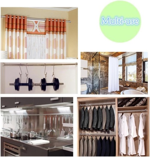 Drazek prysznicowy pręt napinający szyna teleskopowa 80-290cm