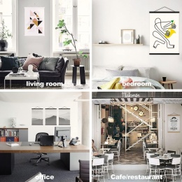 Drewniana ramka magnetyczna 61cm na plakat obraz