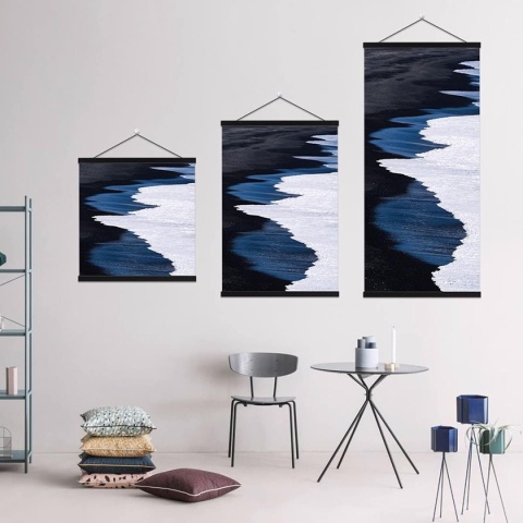 Drewniana ramka magnetyczna 61cm na plakat obraz