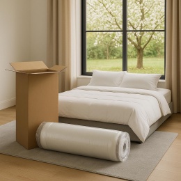 Geemma materac, pianka z pamięcią kształtu, 5 cm, z hipoalergiczna, 160 x 190 cm