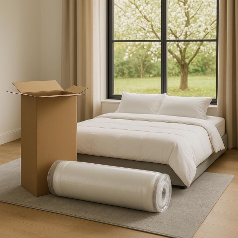 Geemma materac, pianka z pamięcią kształtu, 5 cm, z hipoalergiczna, 160 x 190 cm