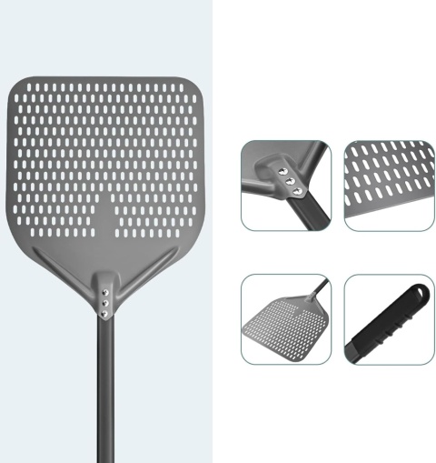 G.a HOMEFAVOR Perforowana łopatka do pizzy zestaw 30 cm