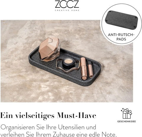 J405. Zccz akcesoria łazienkowe zestaw łazienkowy 6 szt. czarny