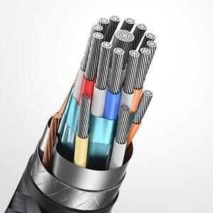 JSAUX Kabel USB C na HDMI 2 m – USB C do HDMI 4K UHD, Thunderbolt 3