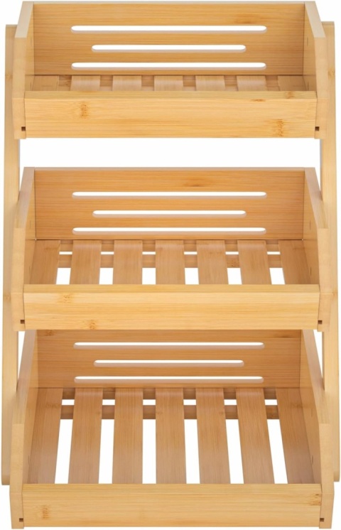 KOSZ NA OWOCE BAMBUS 3 PÓŁKI