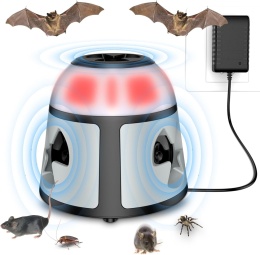 Kfonla Ultradźwiękowy odstraszacz gryzoni, plug-in, led