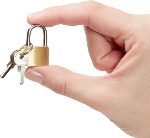 Kłódki do bagażu Juvale z kluczami – mini kłódka 12 szt.