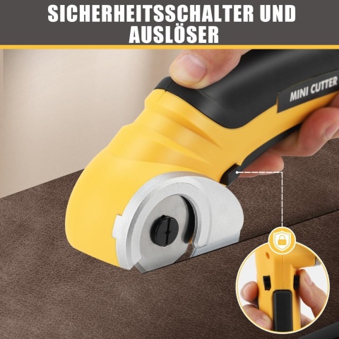 Maszyna Do Cięcia Tkanin Bezprzewodowa Nożyce Kartonu Nóż Krojczy Krawiecki