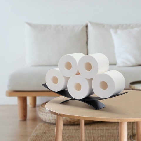 OETAMS WIESZAK NA RĘCZNIKI DLA GOŚCI BEZ WIERCENIA CZARNY WIESZAK NA PAPIER