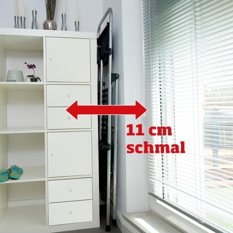 PROFI-PARTNER Drabina bezpieczeństwa, składane poręcze, 3 stopnie