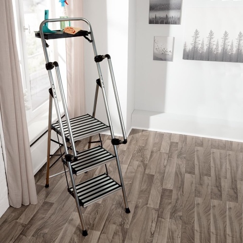 PROFI-PARTNER Drabina bezpieczeństwa, składane poręcze, 3 stopnie
