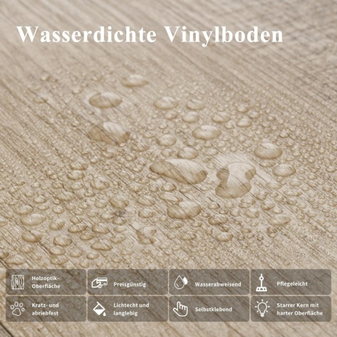 Podłoga winylowa panele 16 desek o wymiarach 15,24 cm x 91,44 cm