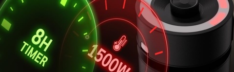 Promiennik podczerwieni 1500 W na zewnątrz, 8 stopni ogrzewania, oscylacja