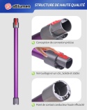 RURA DYSON V7 V8 V11 V10 V15 FIOLETOWA WZMOCIONA