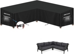 SIMPHAUS Pokrowiec na meble ogrodowe wodoodporny, 255 x 255 cm