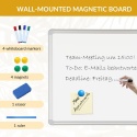 Tablica magnetyczna biała suchościeralna 120x90 cm rama aluminiowa