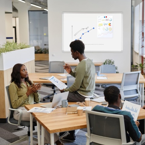 Tablica magnetyczna suchościeralna 45x60 cm