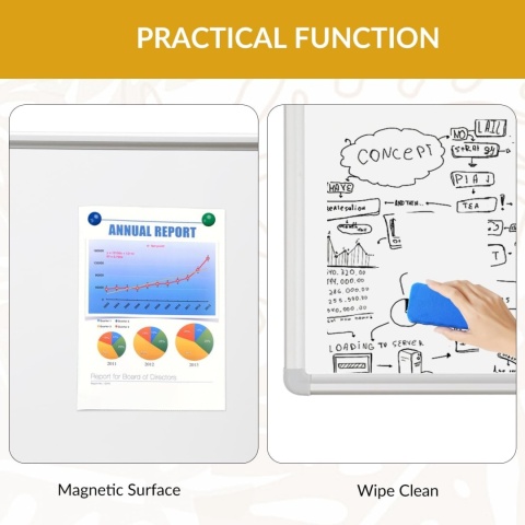 Tablica magnetyczna suchościeralna 45x60 cm