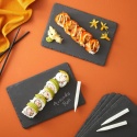 Taca KAMIENNA deska patera do przekąsek deserów sushi sera wędlin 6 sztuk