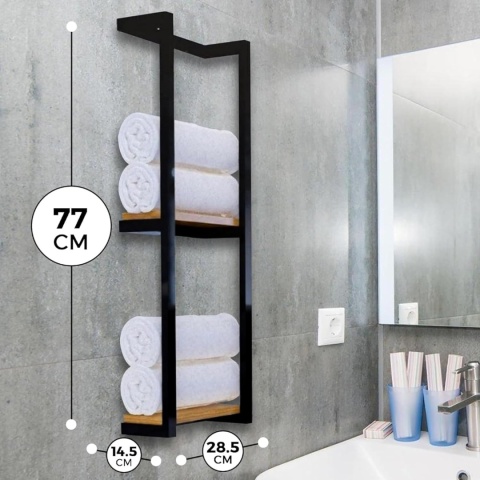 Vonia Wieszak na ręczniki – regał łazienkowy