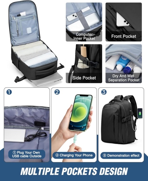 Walizka przenośna z kompresją próżniową, twarda, szyfr, na kolach + pompka