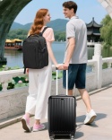 Walizka przenośna z kompresją próżniową, twarda, szyfr, na kolach + pompka