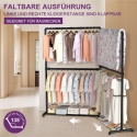 Wieszak na Ubrania LOEFME – Przenośny Drążek na Ubrania garderoba