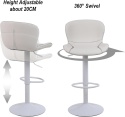 YOUNIKE Stołek barowy obrotowy , zestaw 2 sztuki