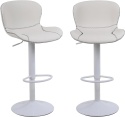 YOUNIKE Stołek barowy obrotowy , zestaw 2 sztuki