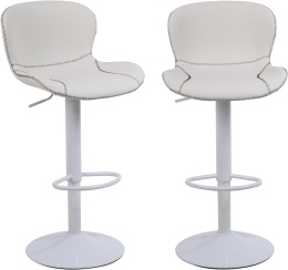 YOUNIKE Stołek barowy obrotowy , zestaw 2 sztuki
