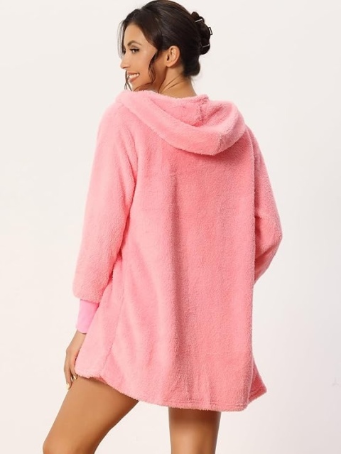 Cheibear Damski 3-częściowy komplet piżamowy z miękkiego polaru, M