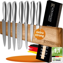 DREWNIANA LISTWA MAGNETYCZNA UCHWYT NA NOŻE 45 CM