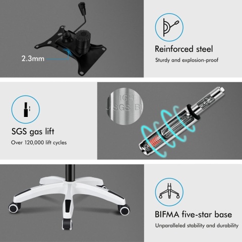 ERGONOMICZNE KRZESŁO BIUROWE ALFORDSON.