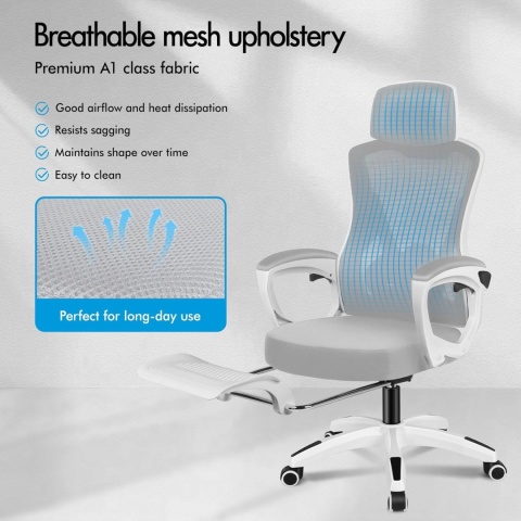 ERGONOMICZNE KRZESŁO BIUROWE ALFORDSON.