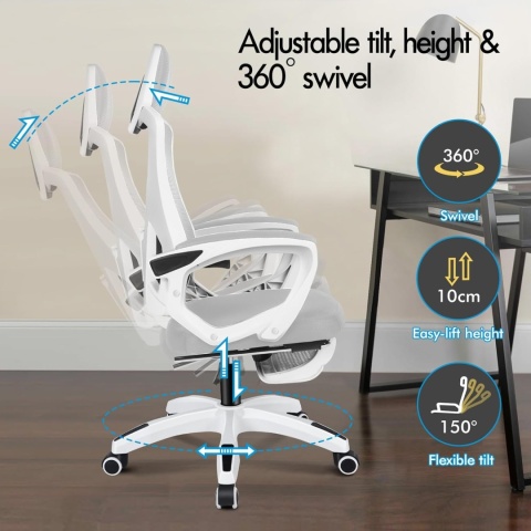 ERGONOMICZNE KRZESŁO BIUROWE ALFORDSON.