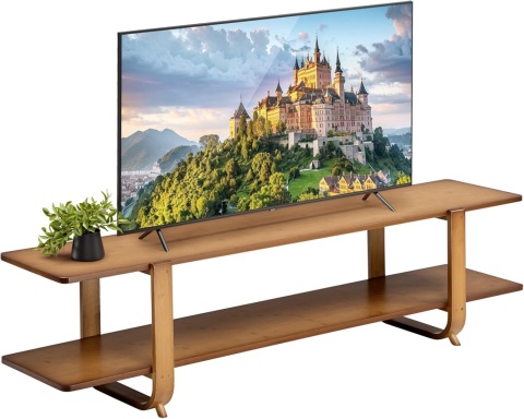 HollyHOME stolik rtv bambus 7252