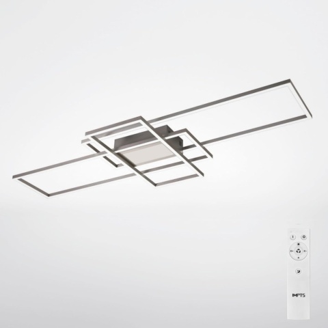 IMPTS Lampa sufitowa LED, 105 x 42 cm, ściemniana lampa sufitowa LED z pilotem