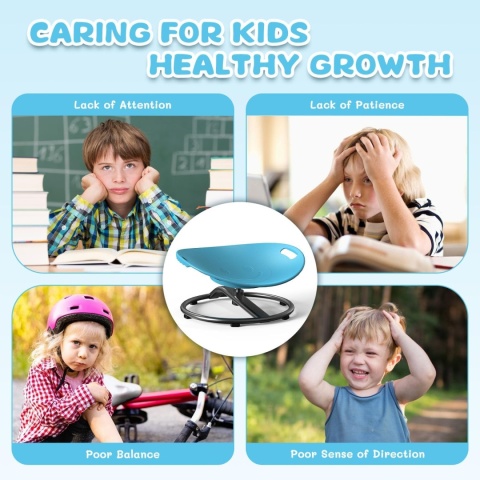 KARUZELA MINI OBROTOWE SIEDZISKO SENSORYCZNE Krzesło obrotowe