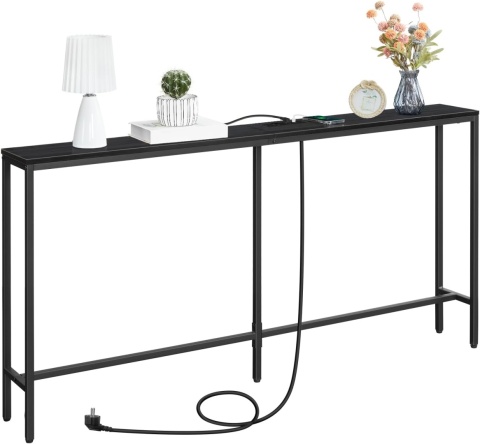 KONSOLA WEJŚCIOWA WĄSKA Z STACJĄ ŁADOWANIA USB